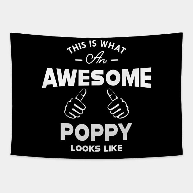 Poppy - This is what an awesome poppy looks like Tapestry by KC Happy Shop