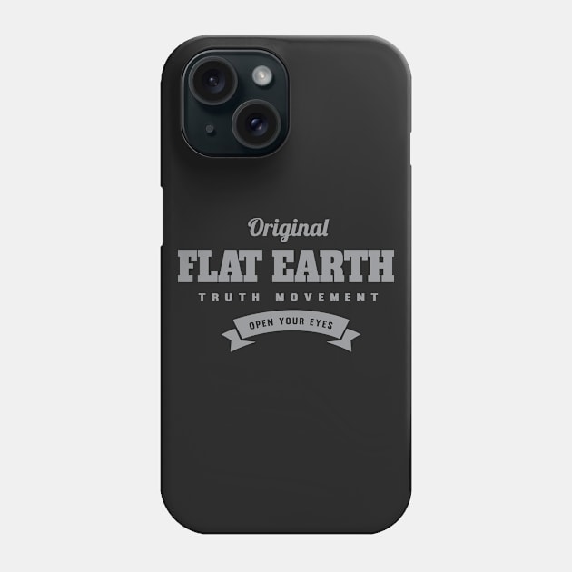 Flat Earth Original Phone Case by VeesTees