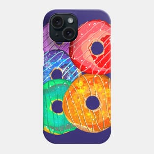 Rainbow Donuts 1 Phone Case