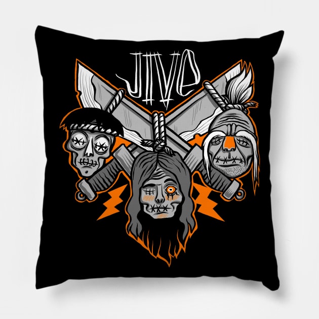 SHRUNKEN HEADS Pillow by JIVe