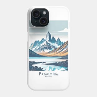 Vinatge minimalistic Majestic Patagonia Phone Case