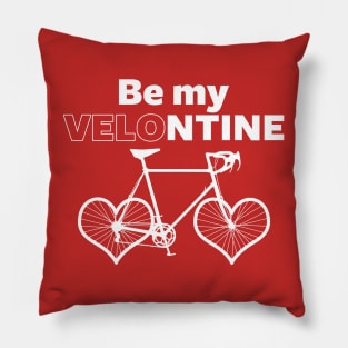 Funny Valentine Velo Cycling Bicycle Love Gift For Cyclist Pillow