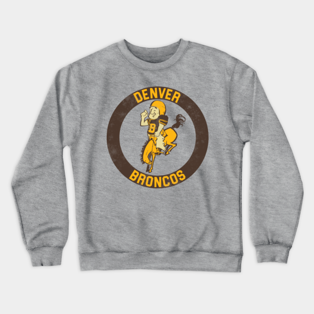 denver broncos crewneck sweatshirt