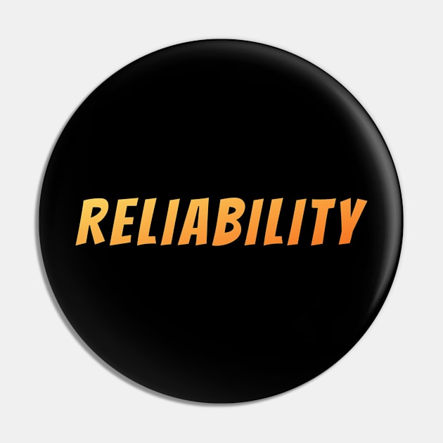 Reliability Realm Tee Pin by Bloody Sweet