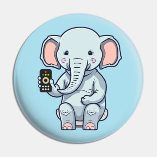 Under Control Elephant Pin