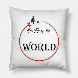 on top of the world Pillow