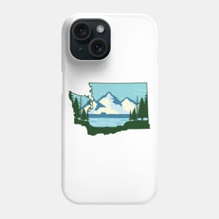 PNW Washington State Phone Case