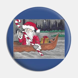 Papa Noel in his pirogue Pin