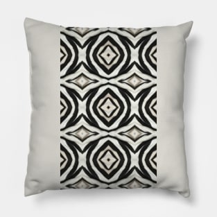 Neutral abstract geometric pattern Pillow