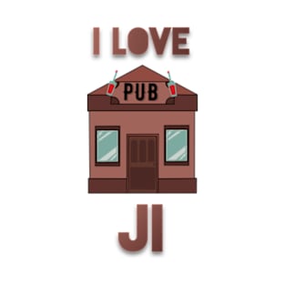 I love Pub Ji T-Shirt