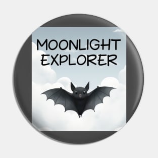 Bat Moonlight Explorer Pin