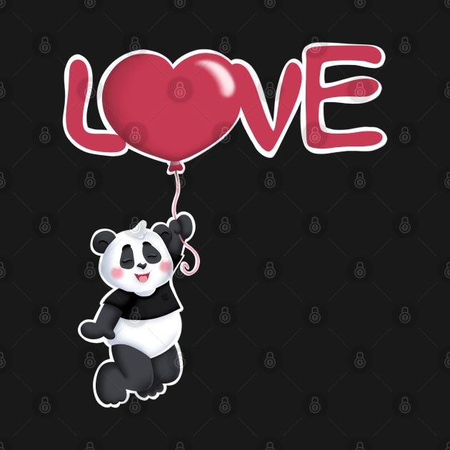 Cute Valentine Day Gift Panda Lover by Band of The Pand