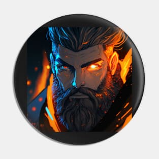 Valheim Viking Portrait Pin