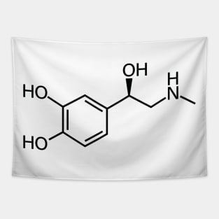 Adrenaline Epinephrine Chemistry Molecule Structure Tapestry