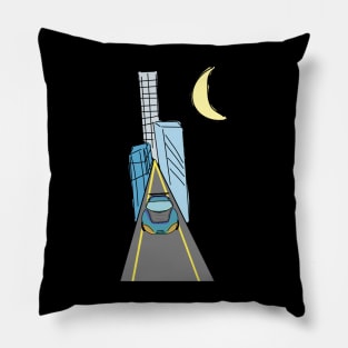 Midnight Car Ride Pillow