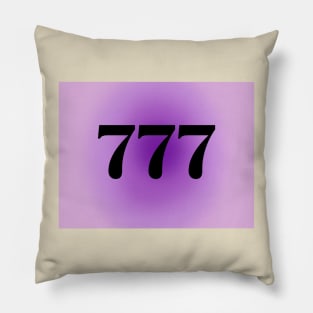 777 Angel Numbers Pillow