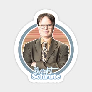 Dwight Schrute // Retro Fan Art Design Magnet