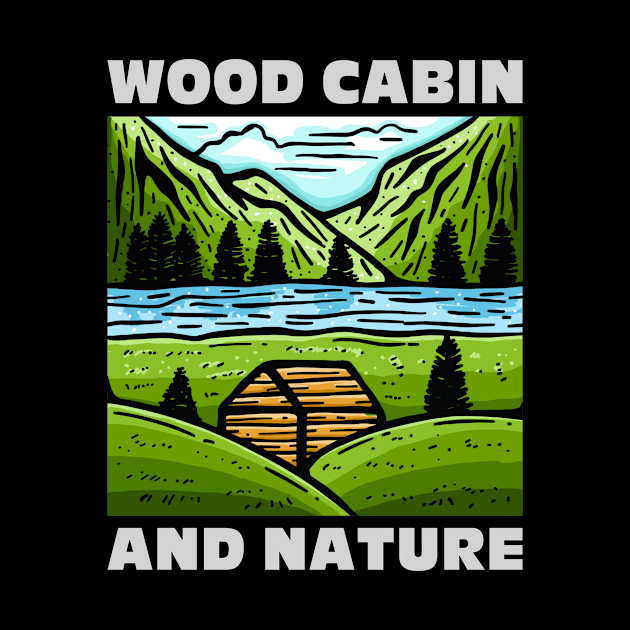 Outdoors Wood Cabin And Nature by Wanda City