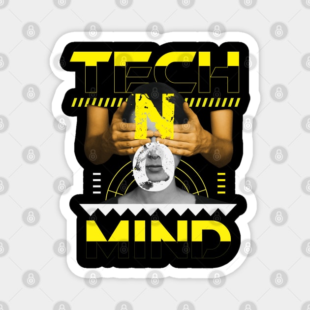 TechNo Mind Magnet by RadioaktivShop