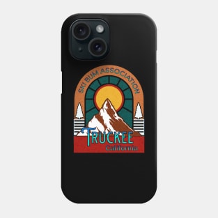 Truckee California ski bum Association chapter mountain in the sun Phone Case