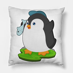 Penguin Fish Pillow