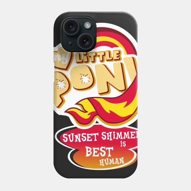 Sunset Shimmer is best human Phone Case by Konogan