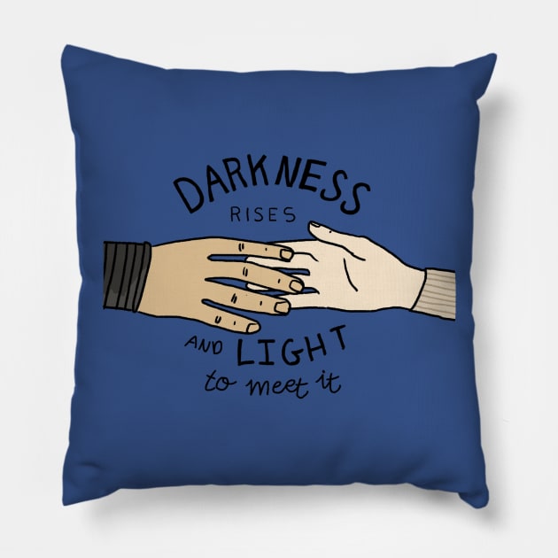 Reylo Hand Touch Pillow by Harriet Parnell