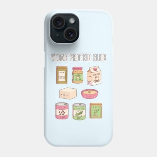 Cute Vegan Protein Club Phone Case