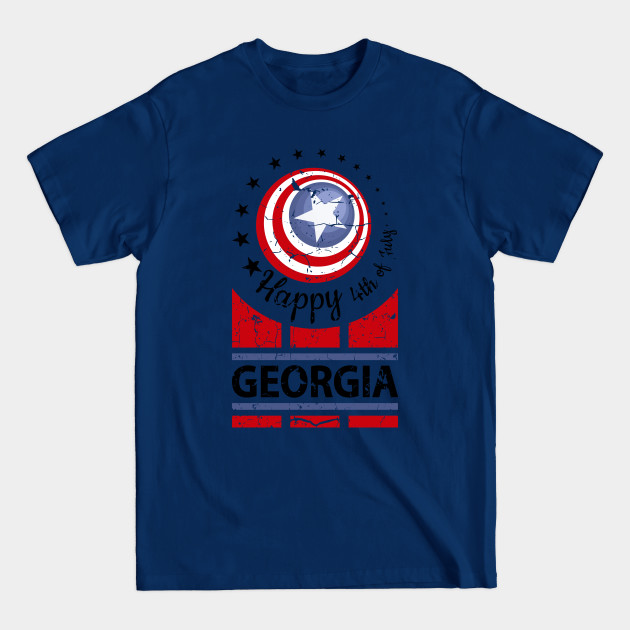 Discover Happy 4th of July Georgia – USA Independence Day Holiday - Georgia 4th Of July - T-Shirt