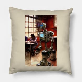 Robot teacher Pillow