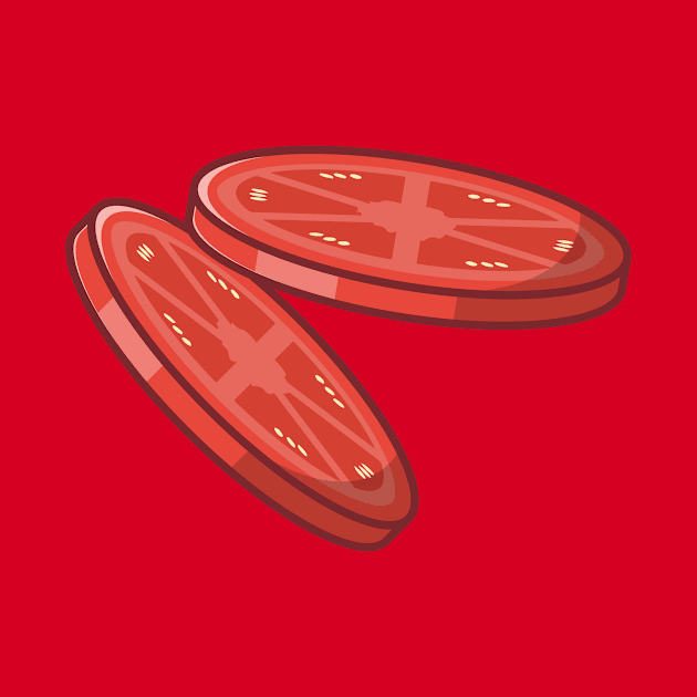 Tomato Slices by KH Studio