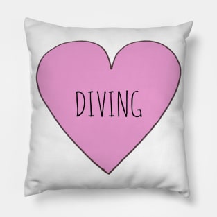 Love Diving Pillow