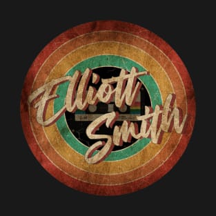 Elliott Smith #2 Vintage Circle Art T-Shirt