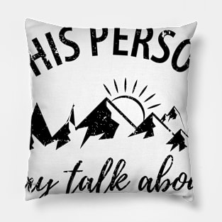 Mountains Hiking Pillow