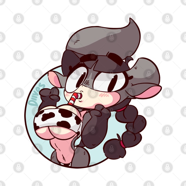 Xingyun Cow Suit (BACK SIDE) by diives