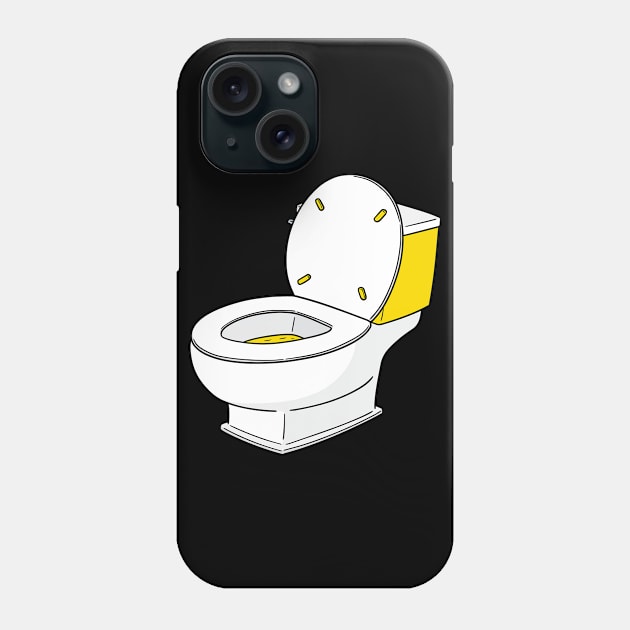 Toilet Phone Case by TeddyTees