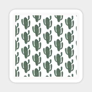 Watercolor Cactus Neck Gatier Cactus Magnet