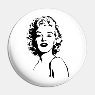 Marilyn Monroe lovers Gift T-shirt Retro vintage Pin