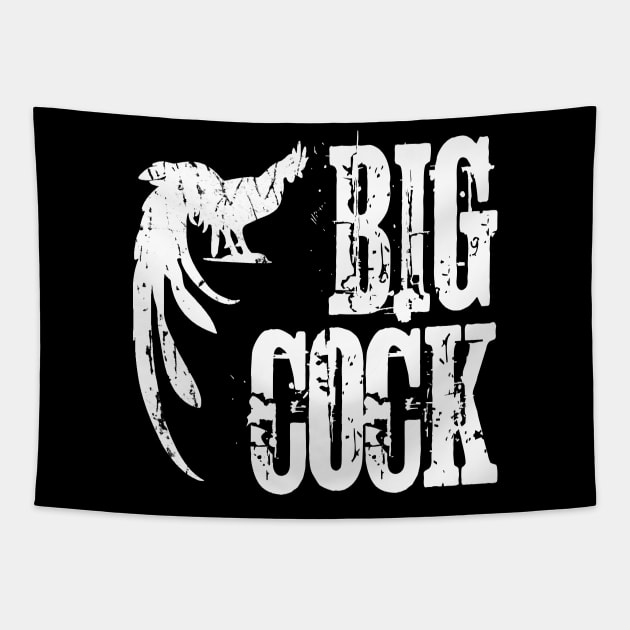 Big cock - white Tapestry by PharaohCloset