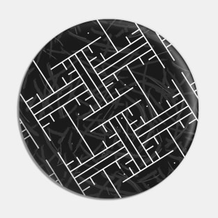 White Maze Pin