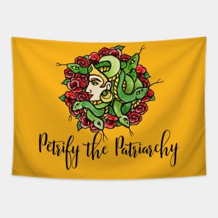 Petrify the Patriarchy Medusa Feminist Tapestry