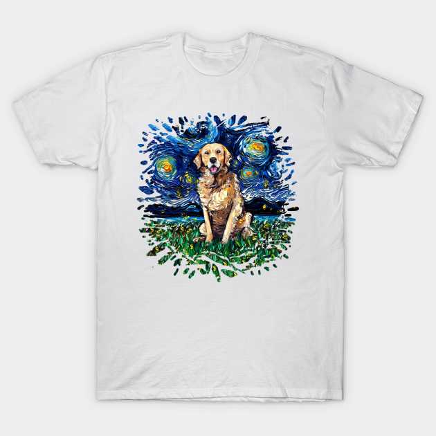 Golden Retriever Night Splash Version Golden Retriever T Shirt Teepublic