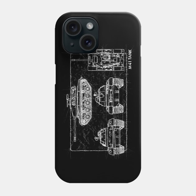 M41 Walker Bulldog Phone Case by Arassa Army