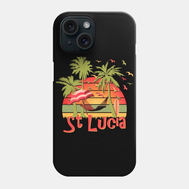 St Lucia Phone Case by Nerd_art