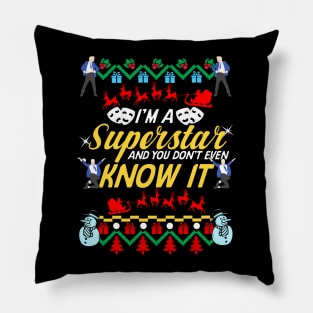 Jamie Ugly Christmas Sweater Pillow