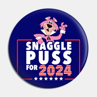 Snagglepuss for President 2024 USA Pin