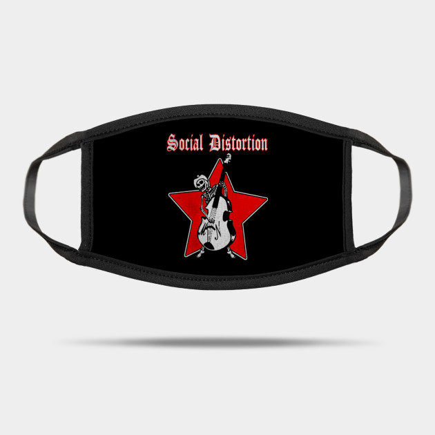 Social Distortion Skull Gift For Fans And Lovers Play Music Social Distortion Mask Teepublic