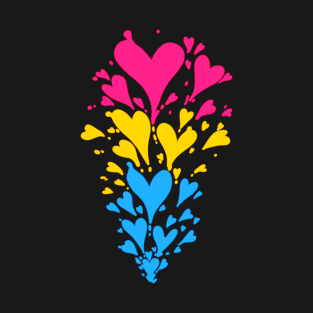 Loveheart - Pansexual T-Shirt