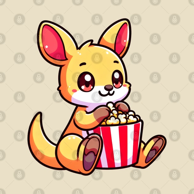 Kangaroo with a popcorn by Japanese Fever