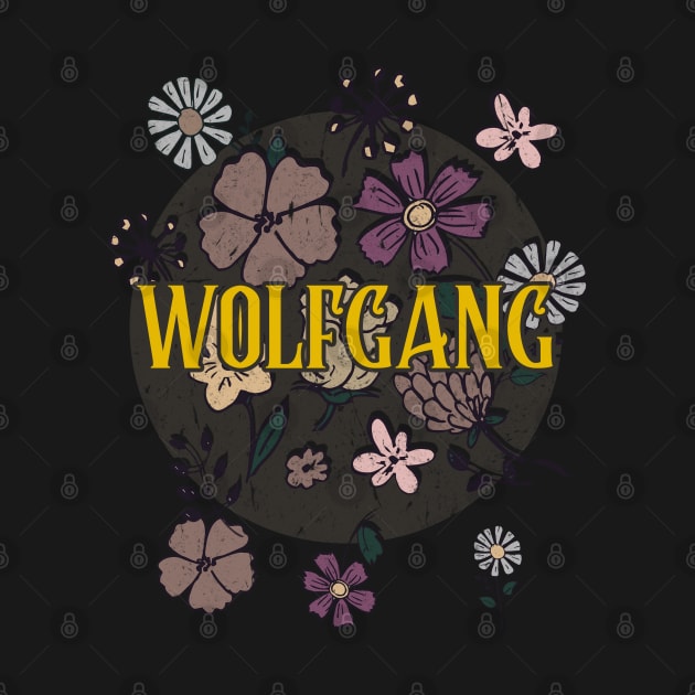 Aesthetic Proud Name Wolfgang Flowers Anime Retro Styles by Kisos Thass